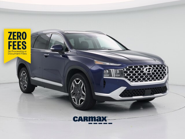 Blue 2021 Hyundai Santa Fe SUV / Crossover Front-Wheel Drive Automatic