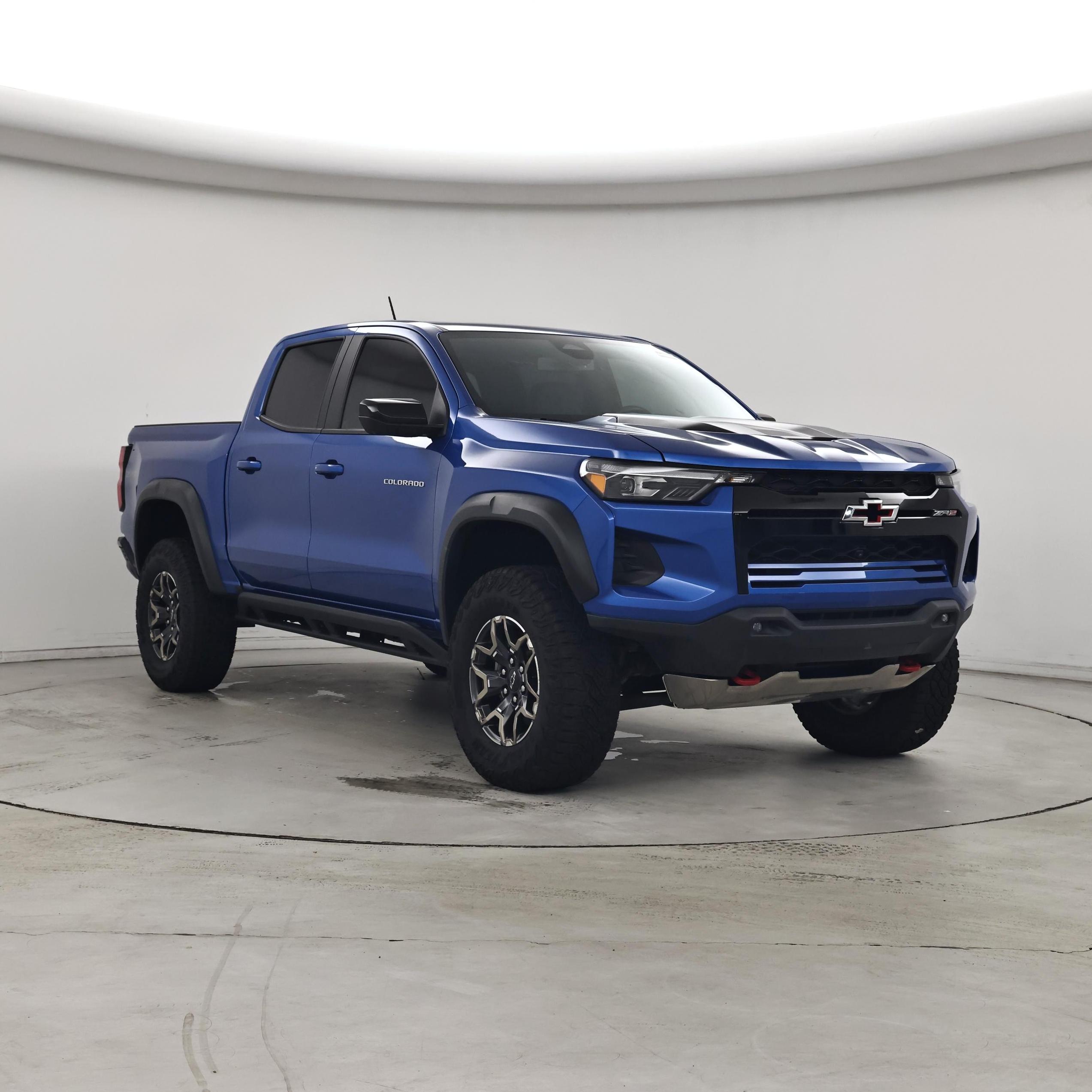 Blue 2024 Chevrolet Colorado Pickup Truck Four-Wheel Drive Automatic