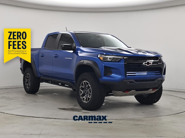 Blue 2024 Chevrolet Colorado Pickup Truck Four-Wheel Drive Automatic