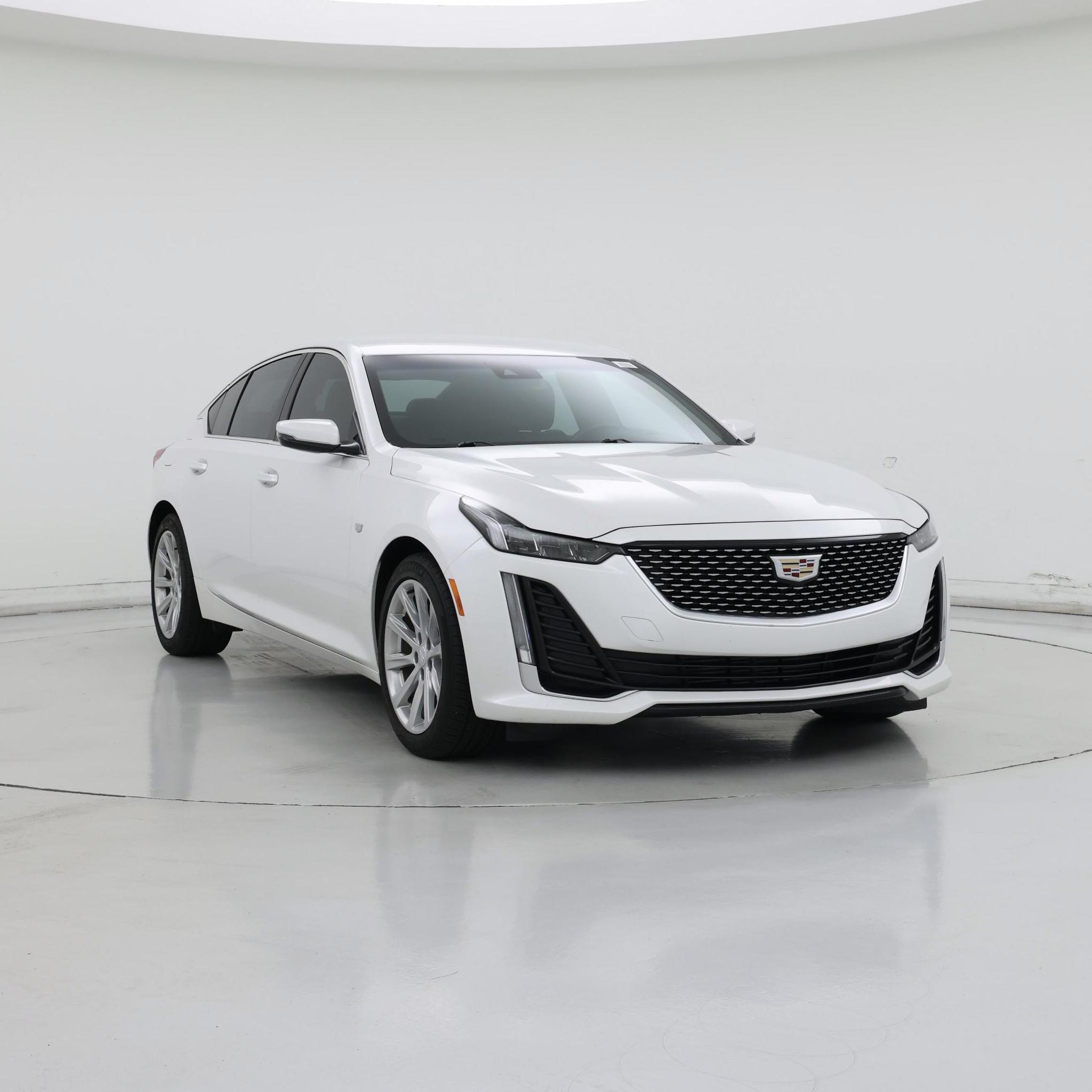 White 2024 Cadillac CT5 Sedan Rear-Wheel Drive Automatic