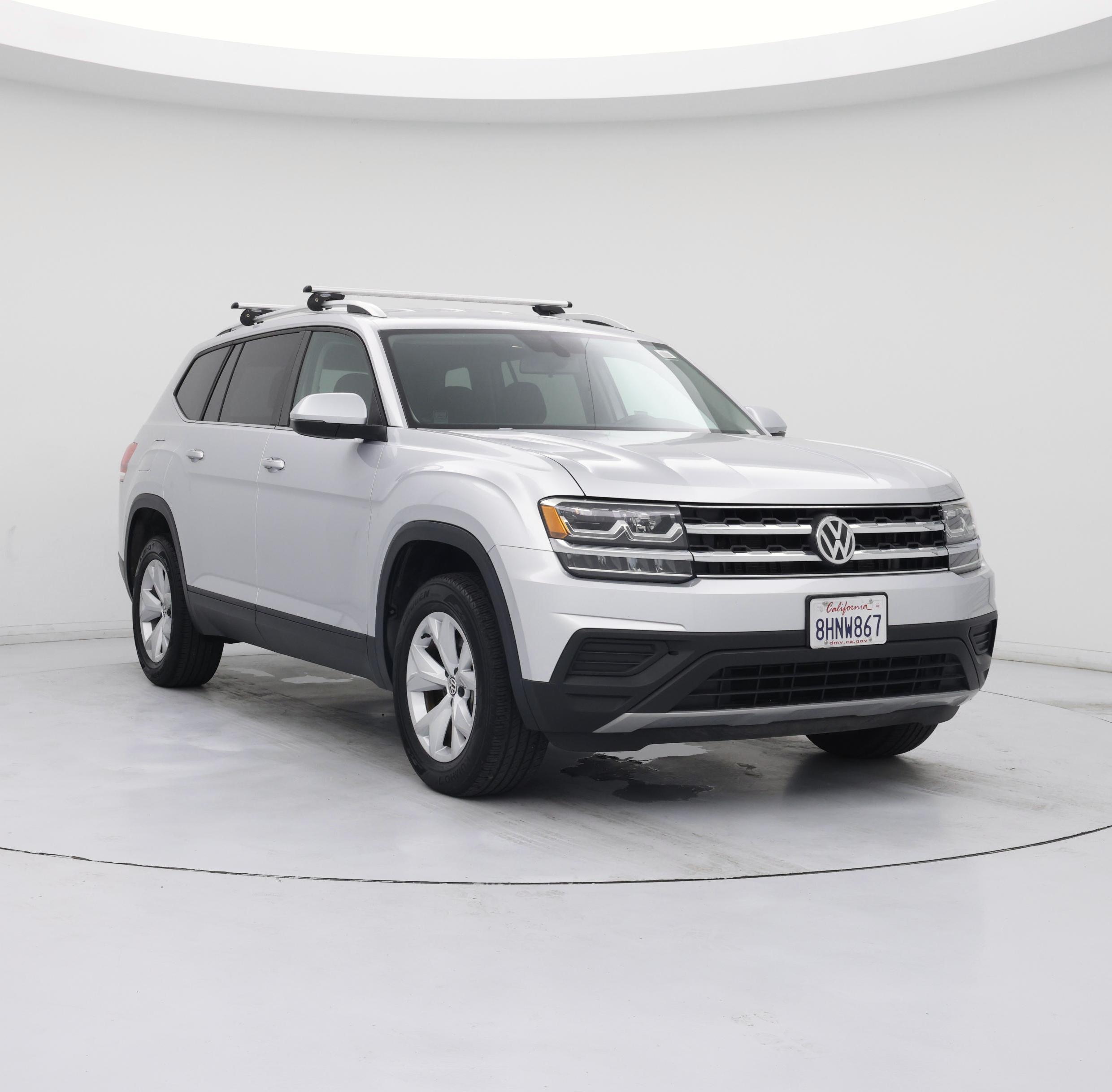 Silver 2019 Volkswagen Atlas SUV / Crossover All-Wheel Drive Automatic