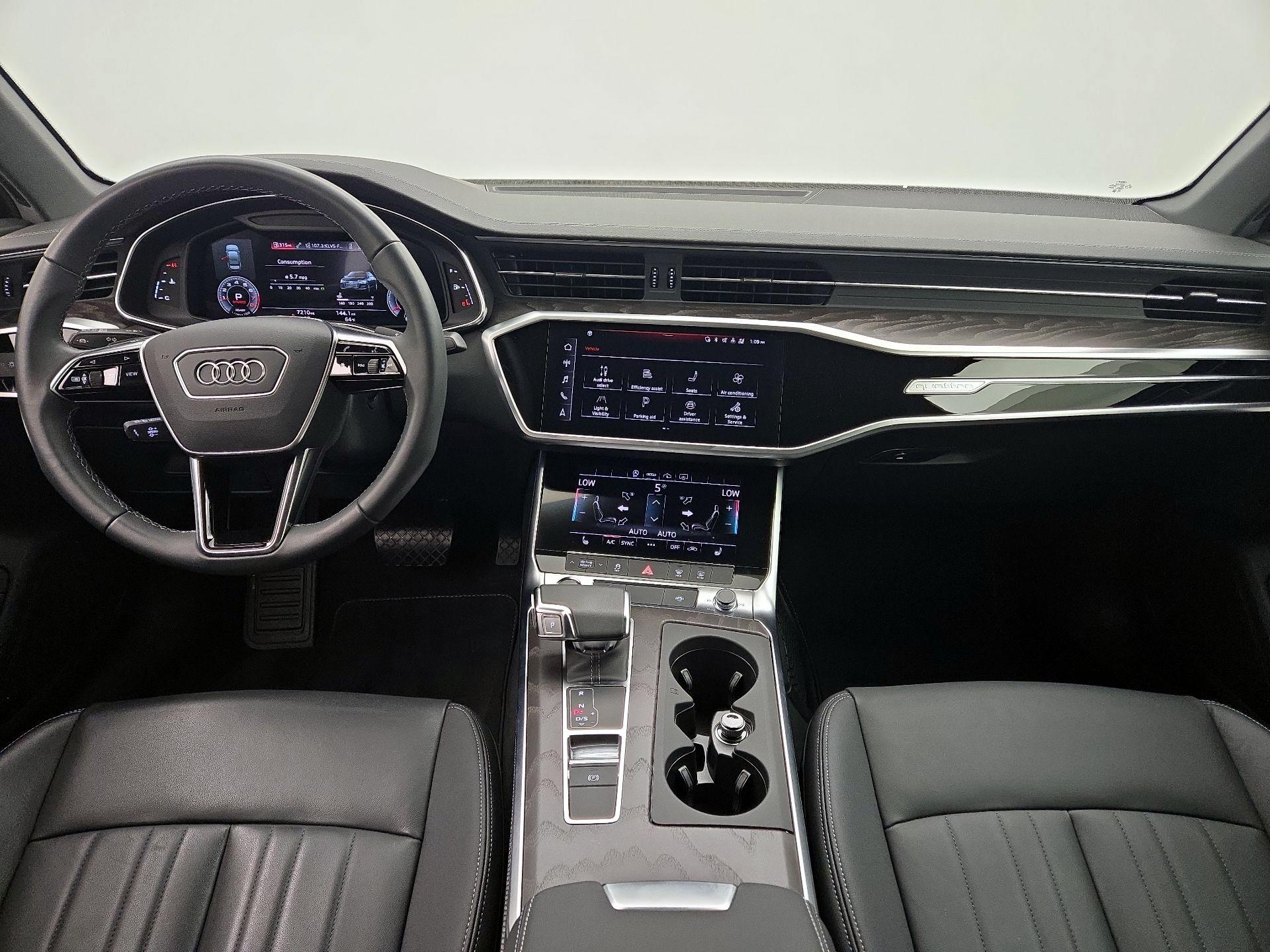 White 2023 Audi A6 Sedan All-Wheel Drive Automatic