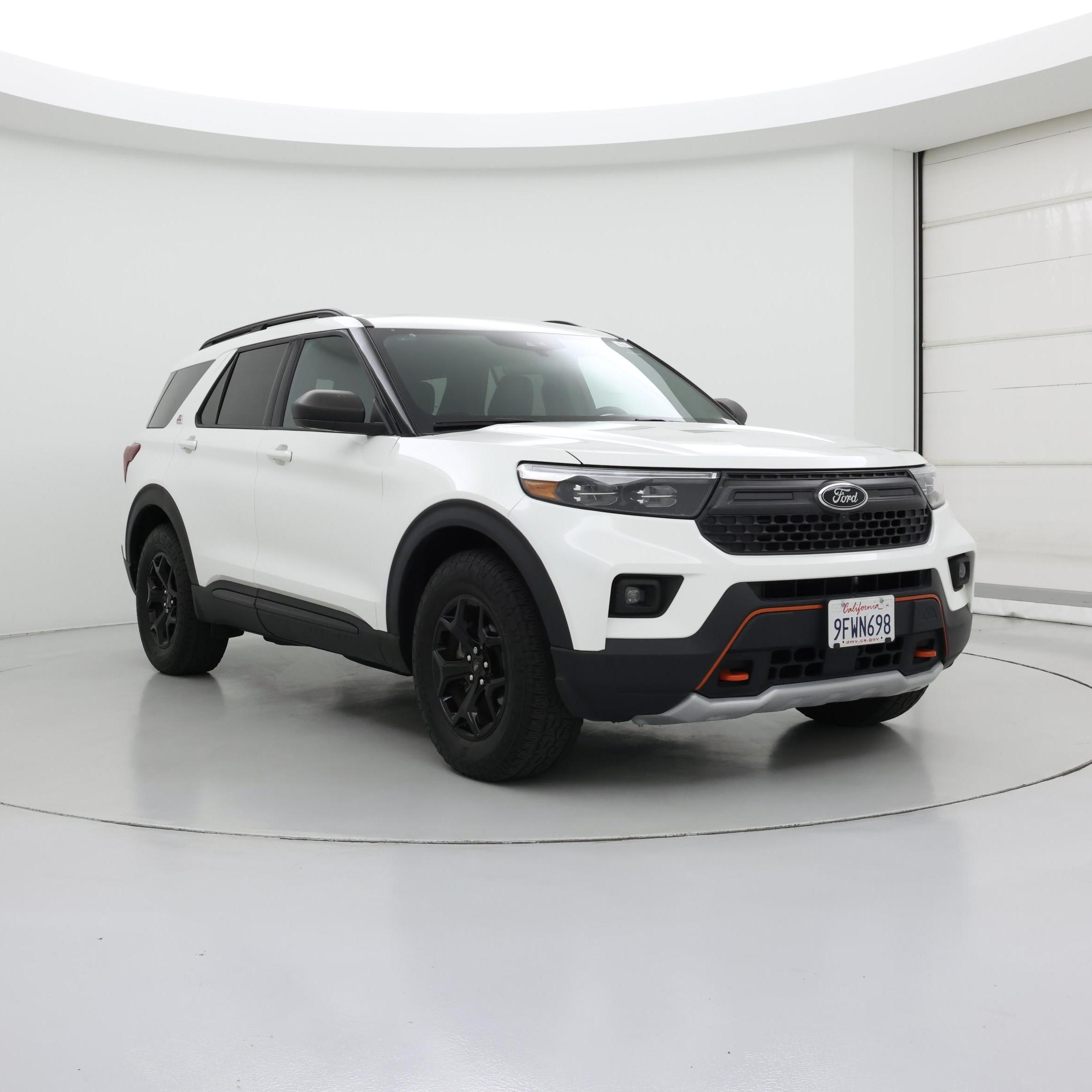White 2023 Ford Explorer SUV / Crossover All-Wheel Drive Automatic