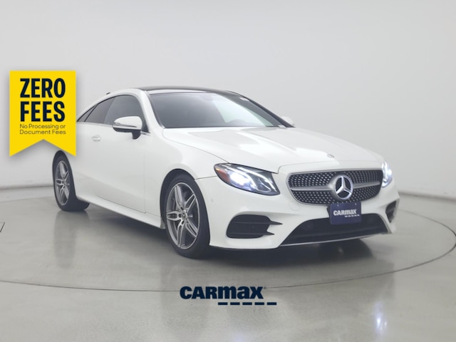 White 2019 Mercedes-Benz E-Class Coupe Rear-Wheel Drive Automatic