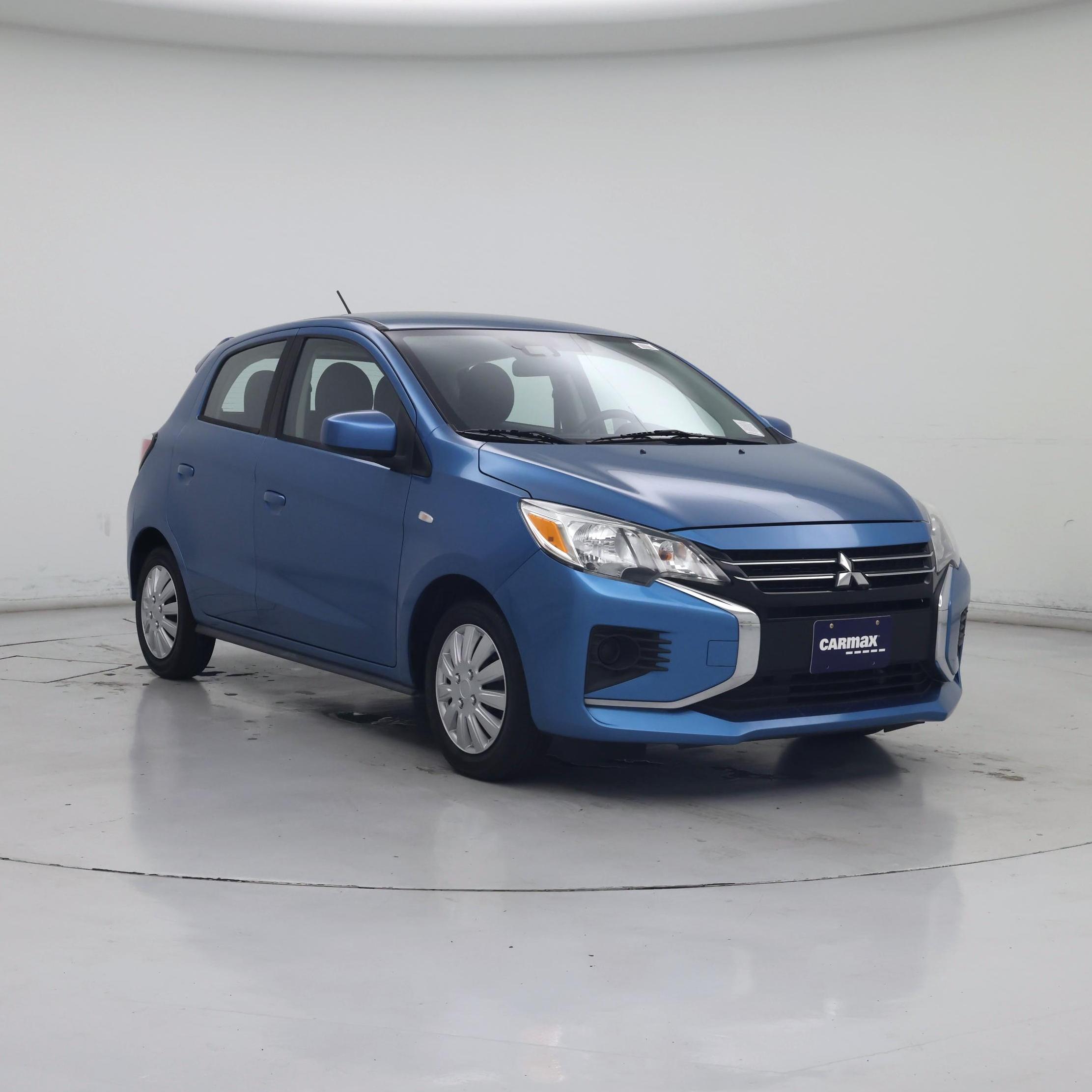 Blue 2021 Mitsubishi Mirage Hatchback Front-Wheel Drive Automatic