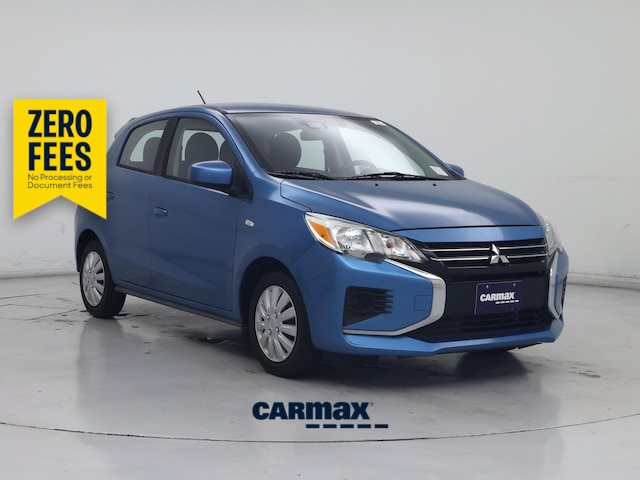 Blue 2021 Mitsubishi Mirage Hatchback Front-Wheel Drive Automatic