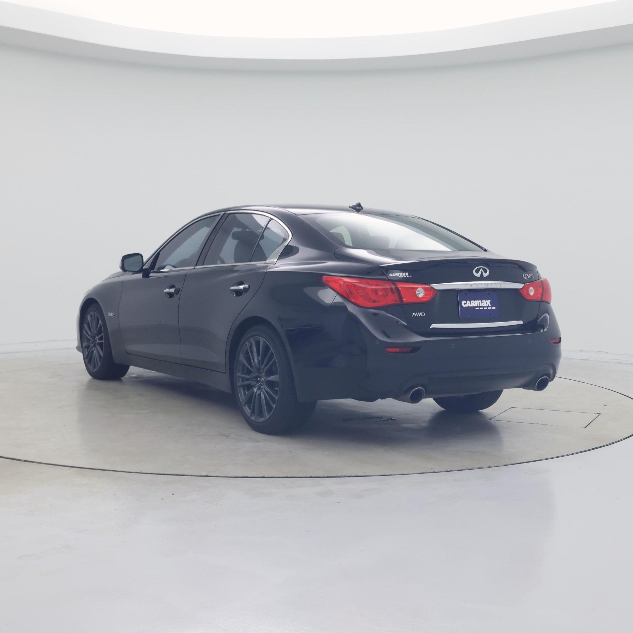 Black 2016 INFINITI Q50 Sedan All-Wheel Drive Automatic