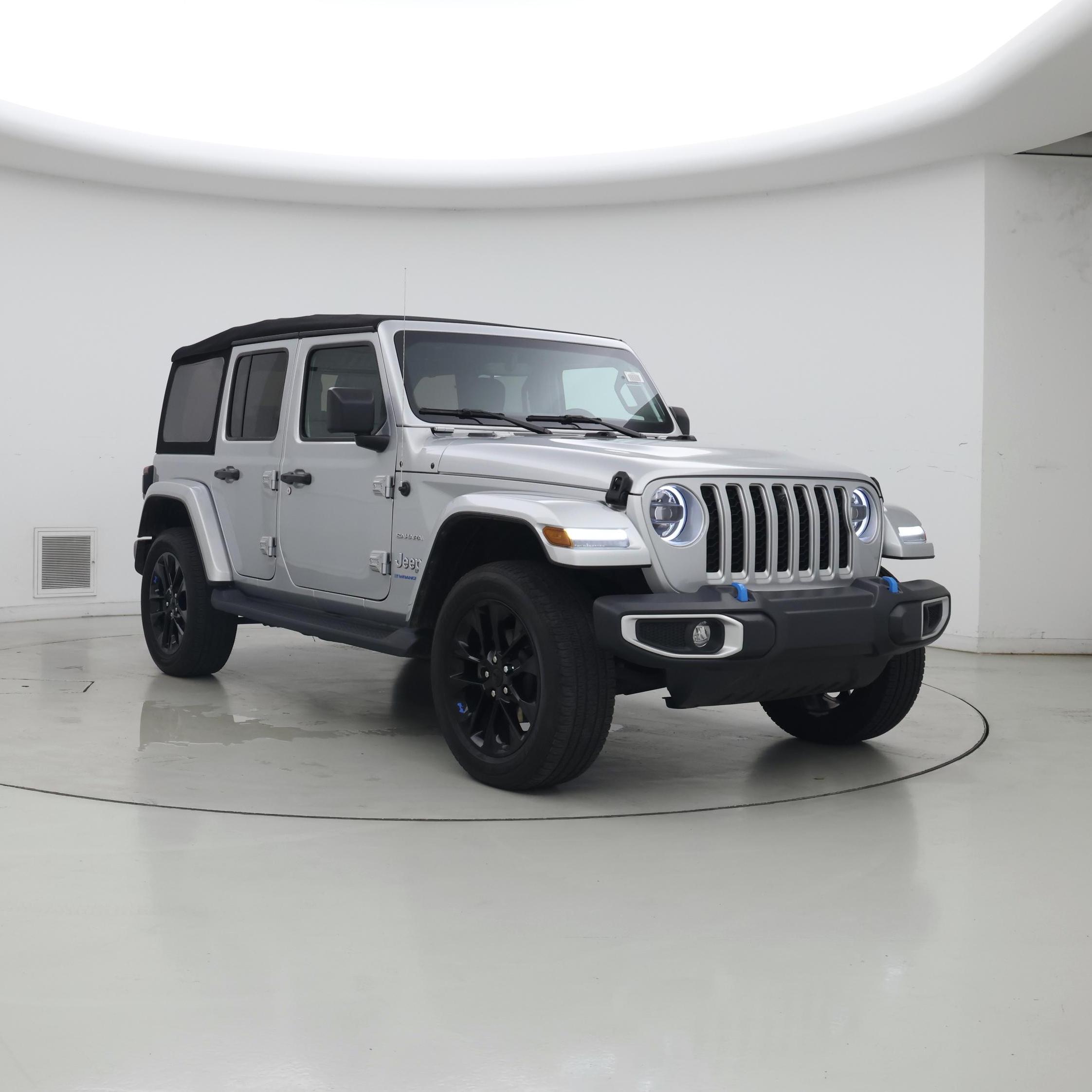 Silver 2023 Jeep Wrangler 4xe SUV / Crossover Four-Wheel Drive Automatic