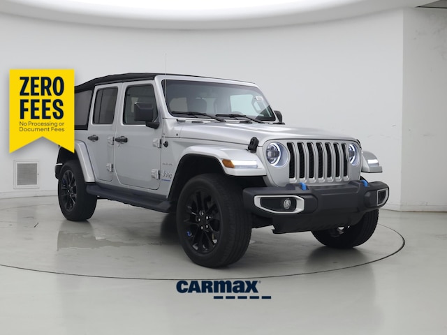 Silver 2023 Jeep Wrangler 4xe SUV / Crossover Four-Wheel Drive Automatic