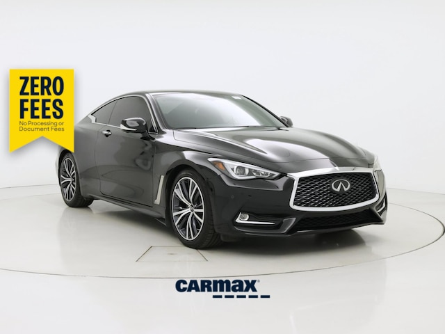 Black 2021 INFINITI Q60 Coupe Rear-Wheel Drive Automatic