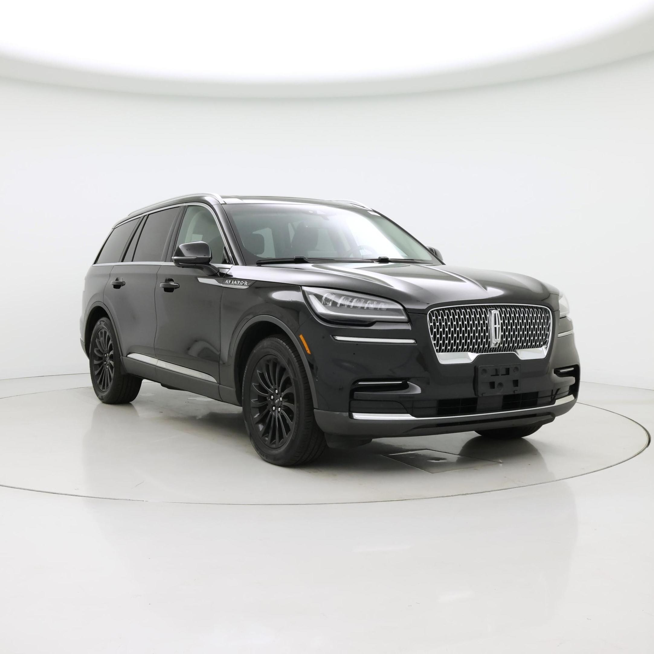 Black 2022 Lincoln Aviator SUV / Crossover All-Wheel Drive Automatic