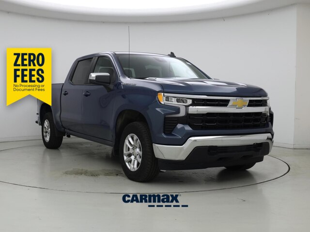 Blue 2024 Chevrolet Silverado 1500 Pickup Truck Four-Wheel Drive Automatic