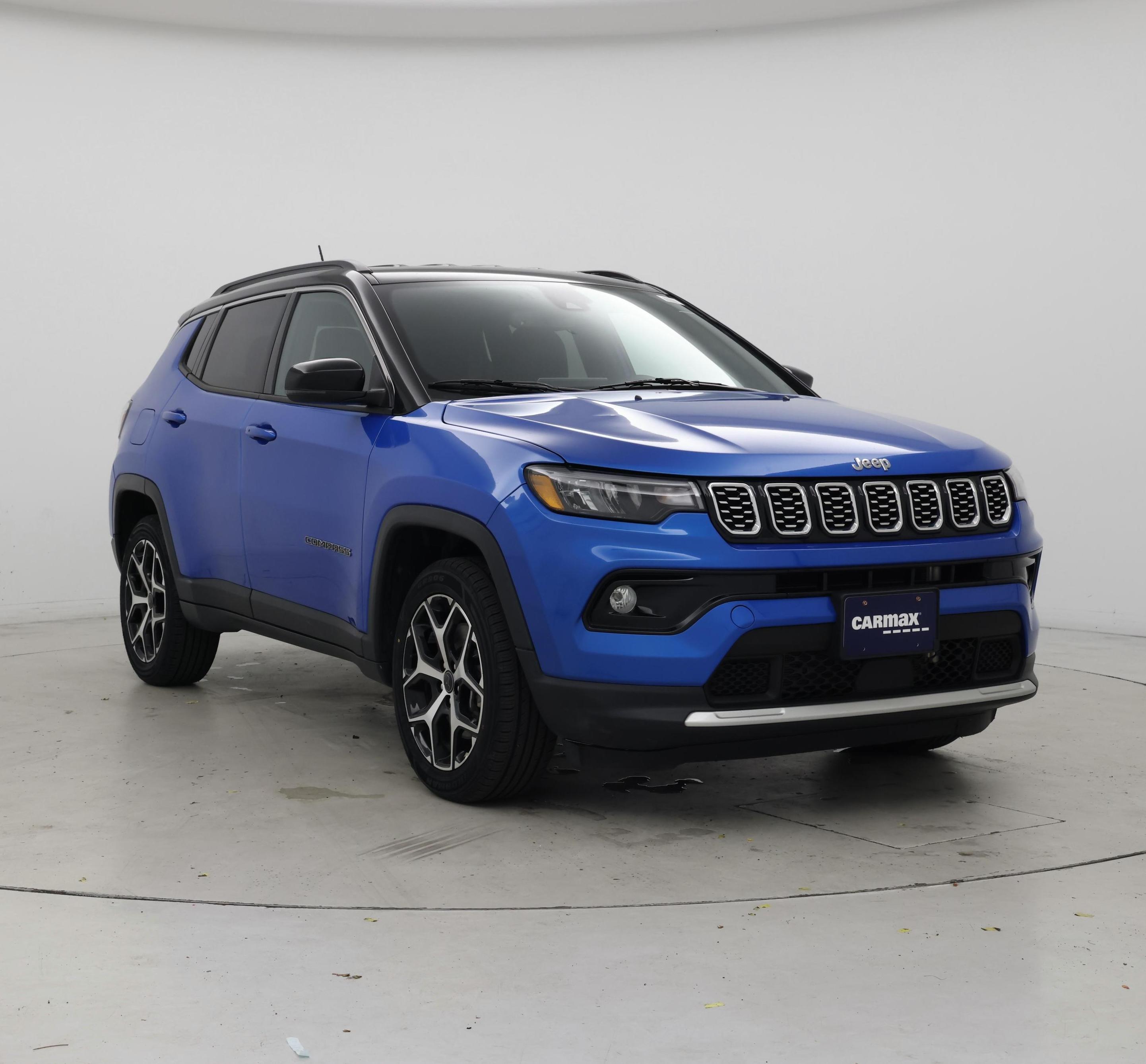 Blue 2025 Jeep Compass SUV / Crossover Four-Wheel Drive Automatic