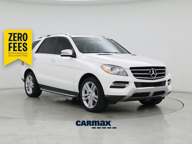 White 2015 Mercedes-Benz M-Class SUV / Crossover Rear-Wheel Drive Automatic