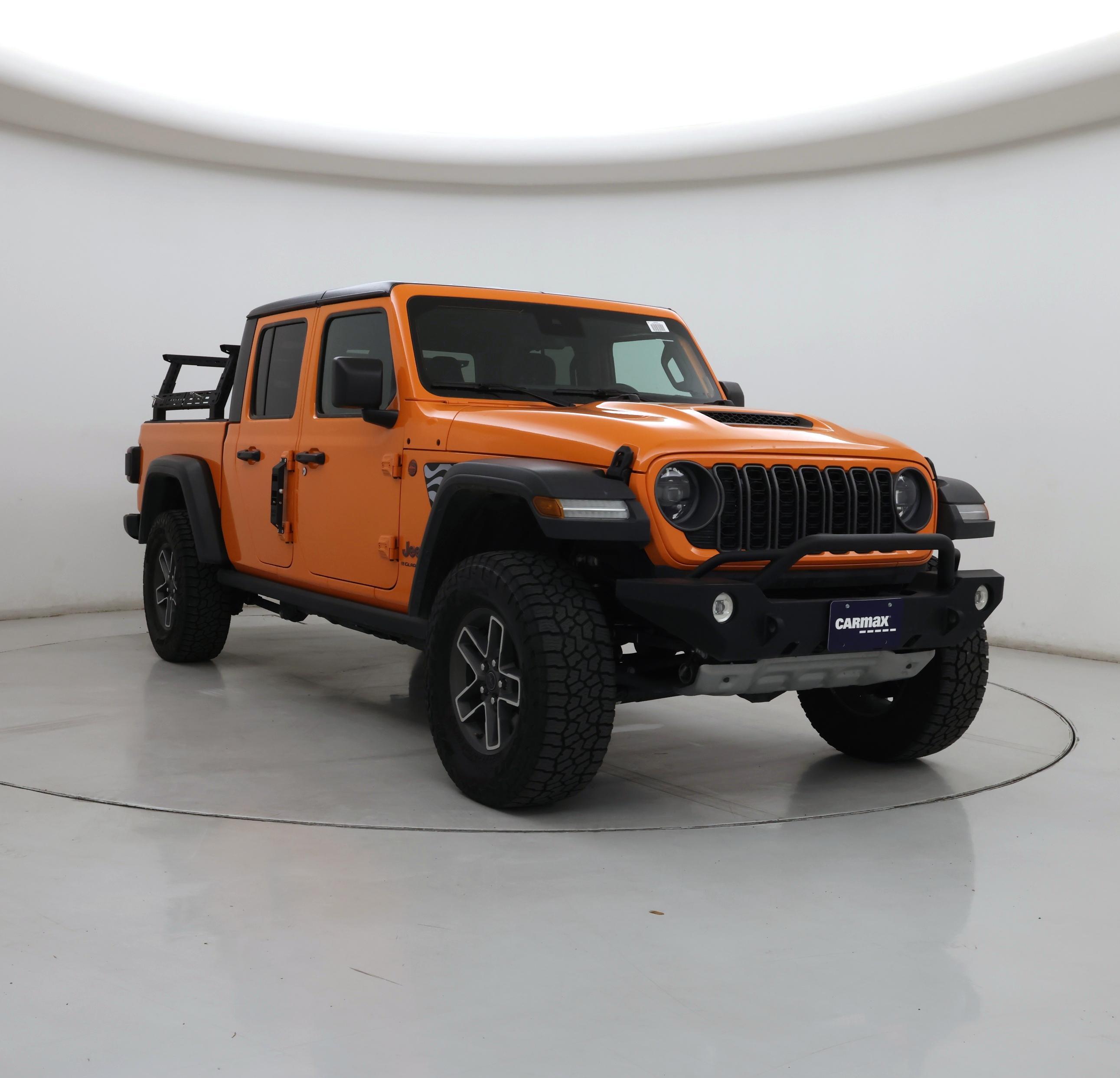 Orange 2025 Jeep Gladiator Pickup Truck Four-Wheel Drive Automatic