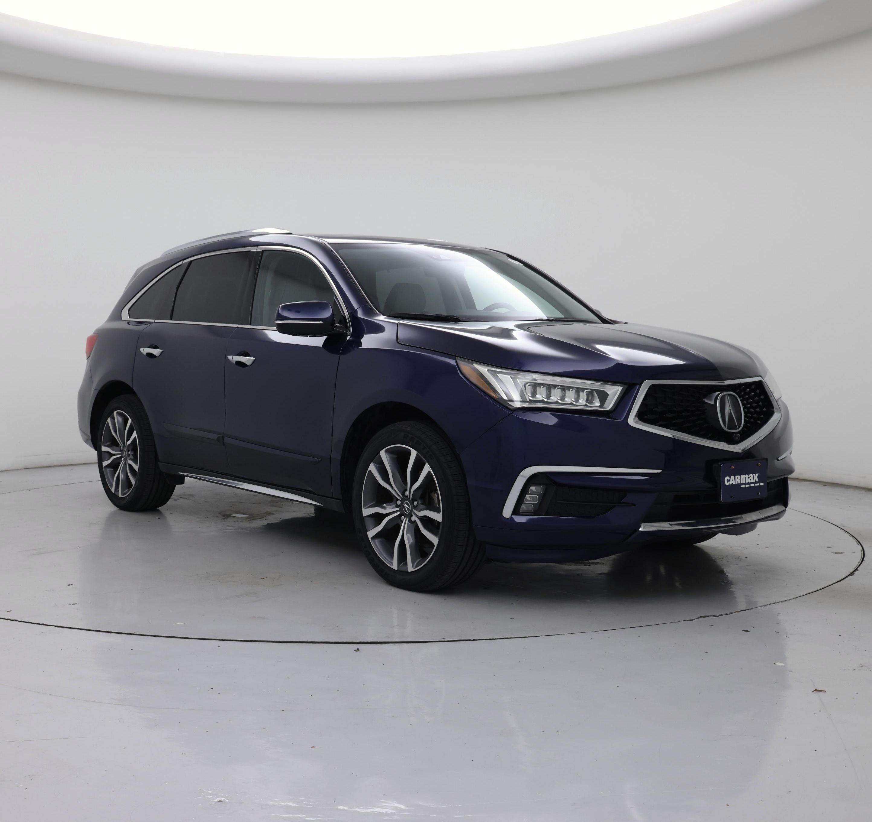 Blue 2019 Acura MDX SUV / Crossover All-Wheel Drive Automatic