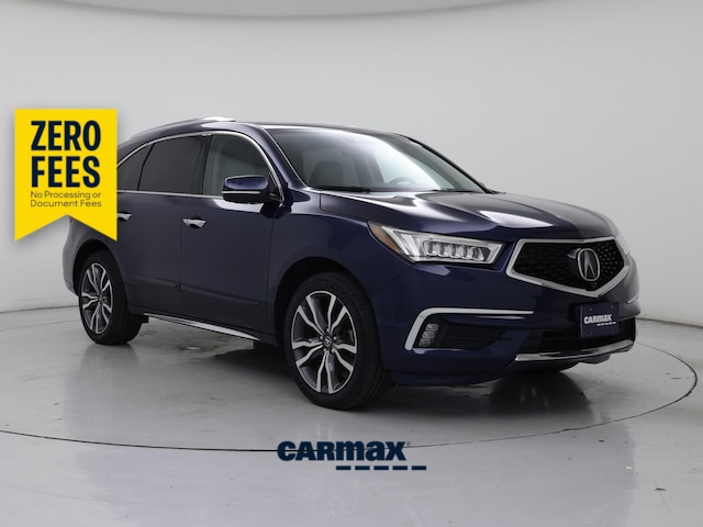 Blue 2019 Acura MDX SUV / Crossover All-Wheel Drive Automatic