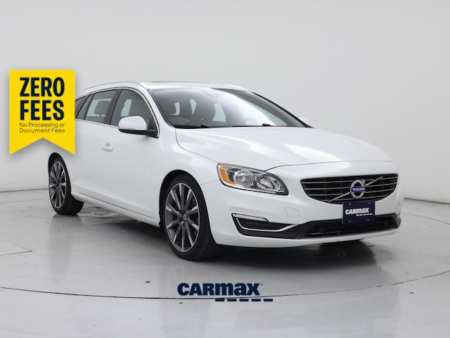 White 2015 Volvo V60 Wagon Front-Wheel Drive Automatic