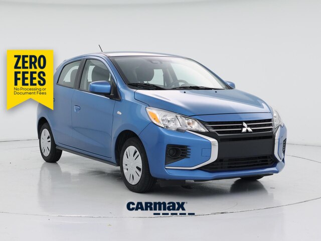 Blue 2024 Mitsubishi Mirage Hatchback Front-Wheel Drive Automatic
