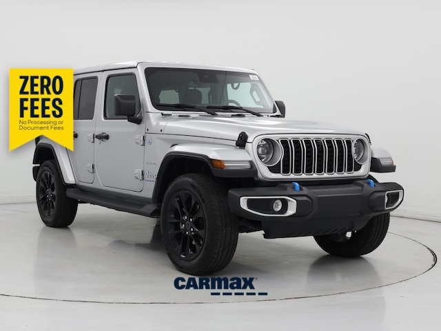 Silver 2024 Jeep Wrangler 4xe SUV / Crossover Four-Wheel Drive Automatic