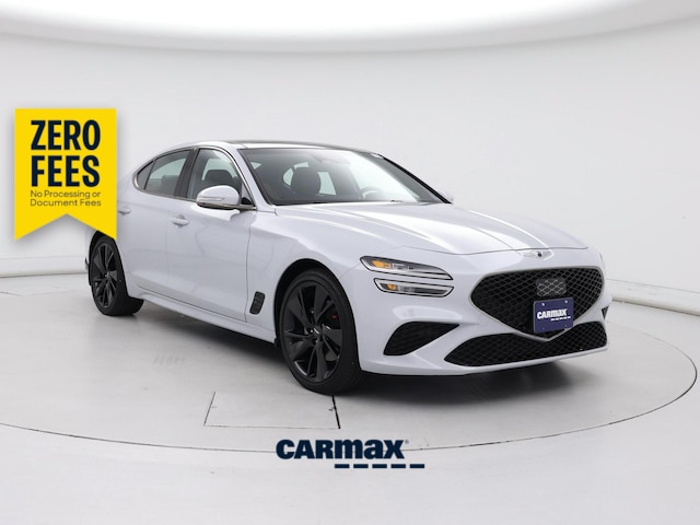 Gray 2023 Genesis G70 Sedan Rear-Wheel Drive Automatic