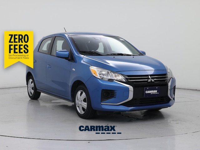 Blue 2024 Mitsubishi Mirage Hatchback Front-Wheel Drive Automatic