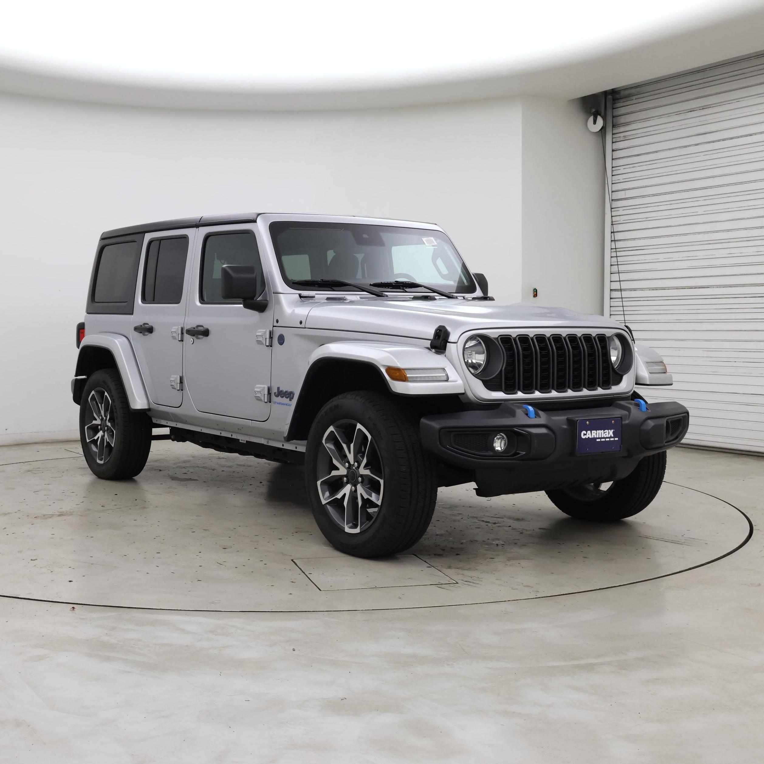 Silver 2024 Jeep Wrangler 4xe SUV / Crossover Four-Wheel Drive Automatic