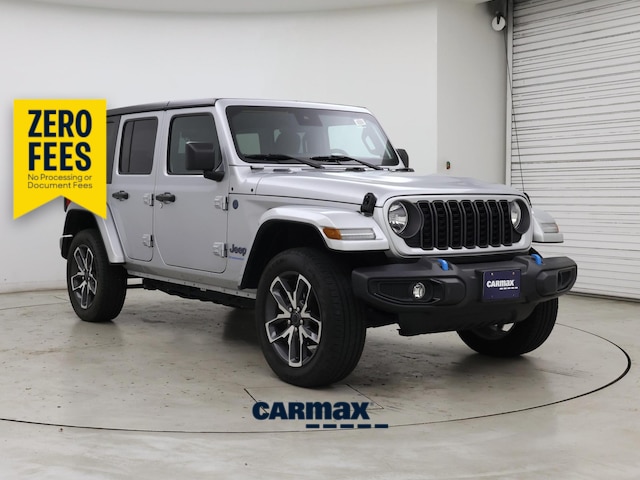 Silver 2024 Jeep Wrangler 4xe SUV / Crossover Four-Wheel Drive Automatic