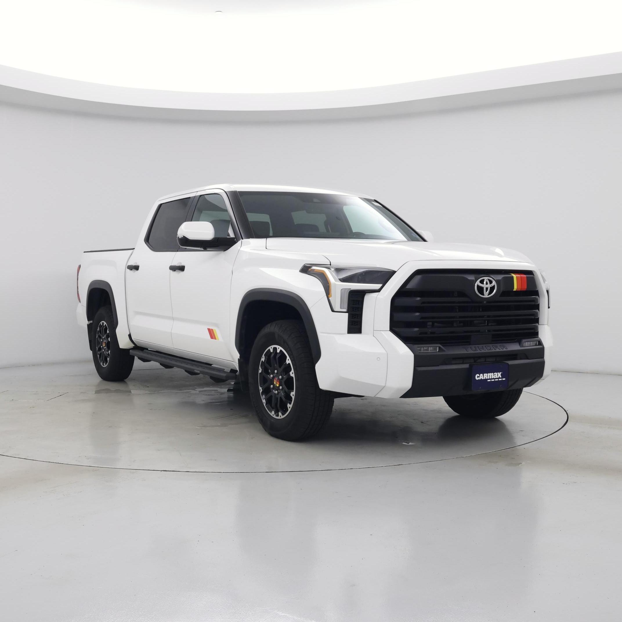 White 2025 Toyota Tundra Pickup Truck Four-Wheel Drive Automatic