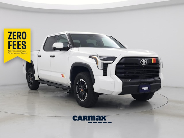 White 2025 Toyota Tundra Pickup Truck Four-Wheel Drive Automatic