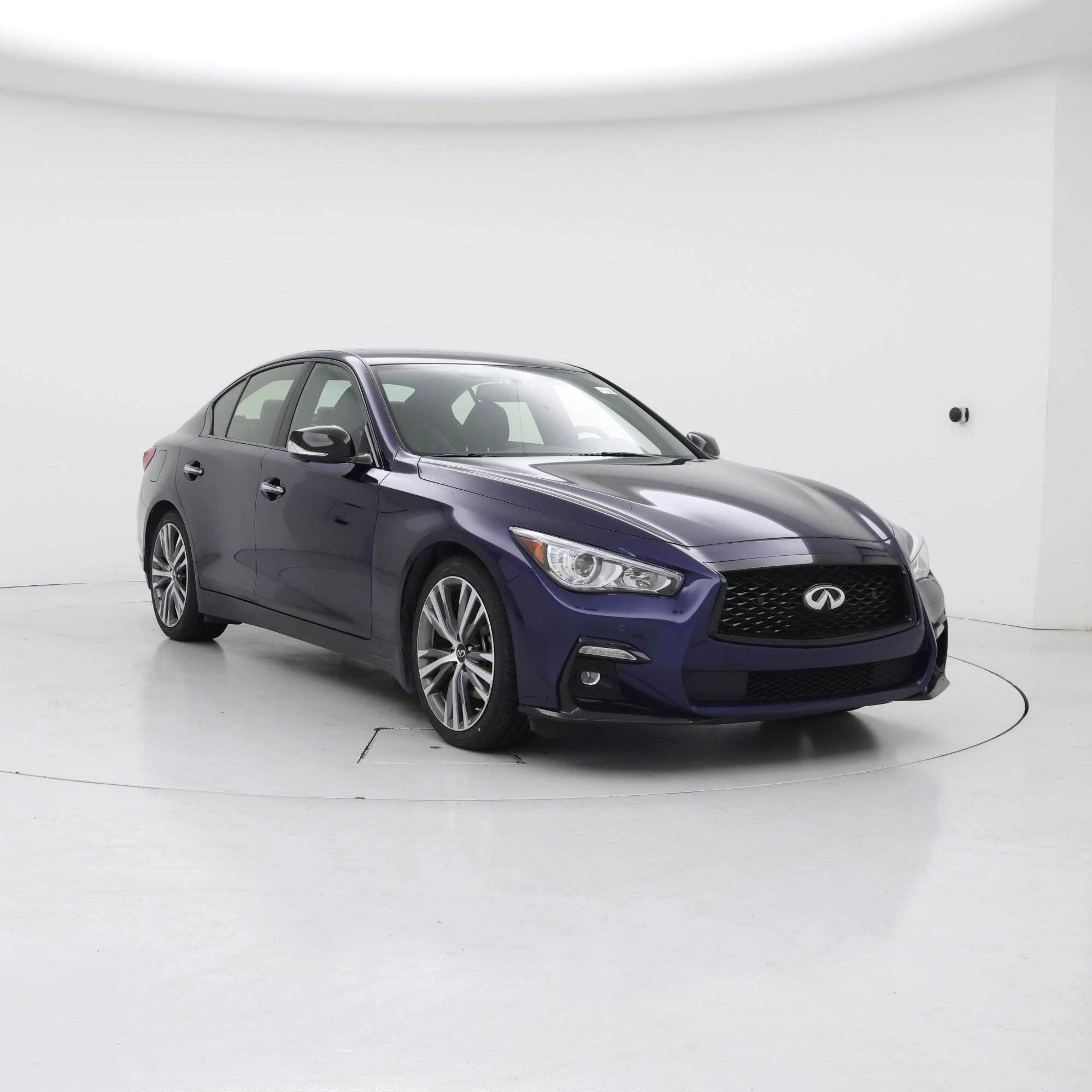 Blue 2023 INFINITI Q50 Sedan Rear-Wheel Drive Automatic
