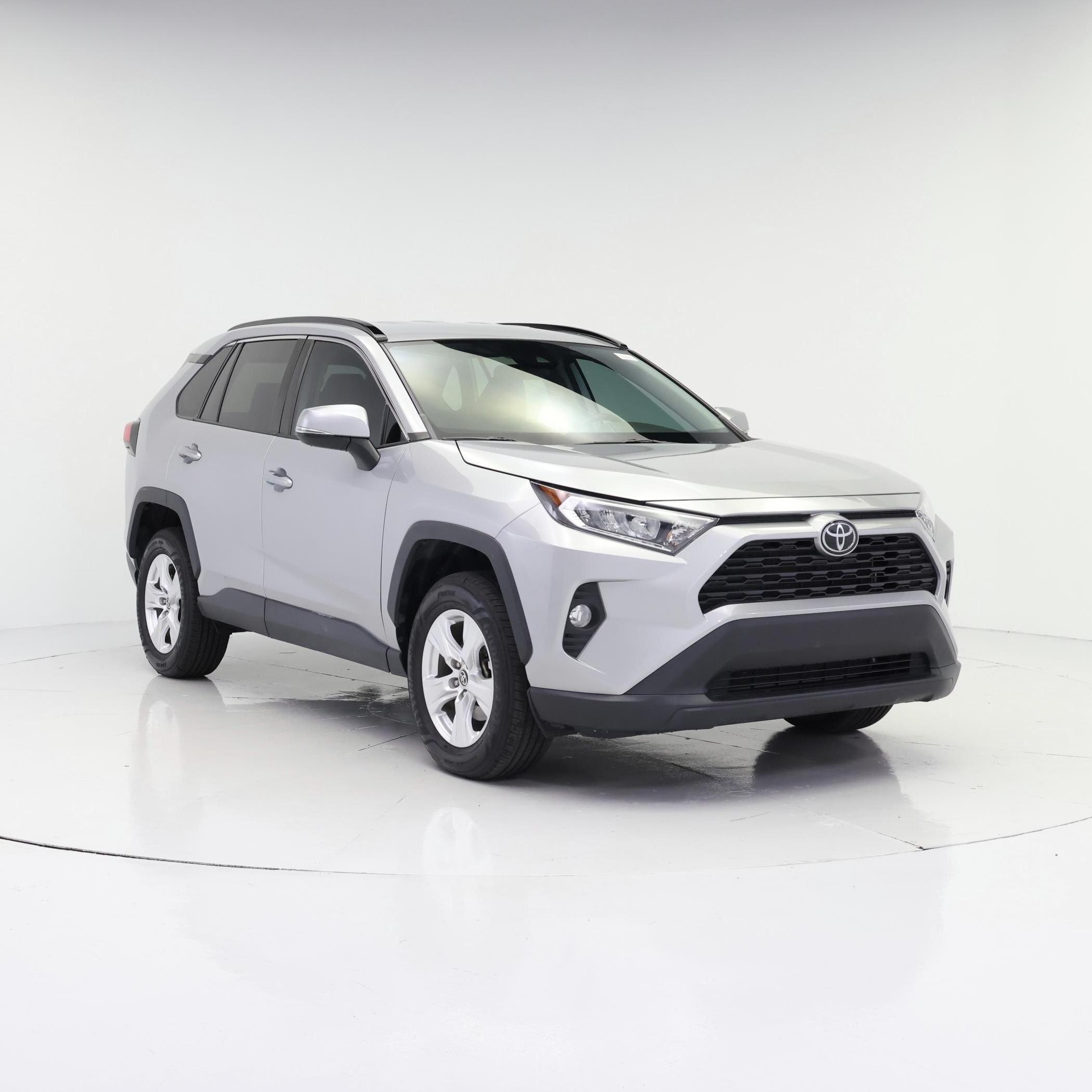Silver 2021 Toyota RAV4 SUV / Crossover Front-Wheel Drive Automatic