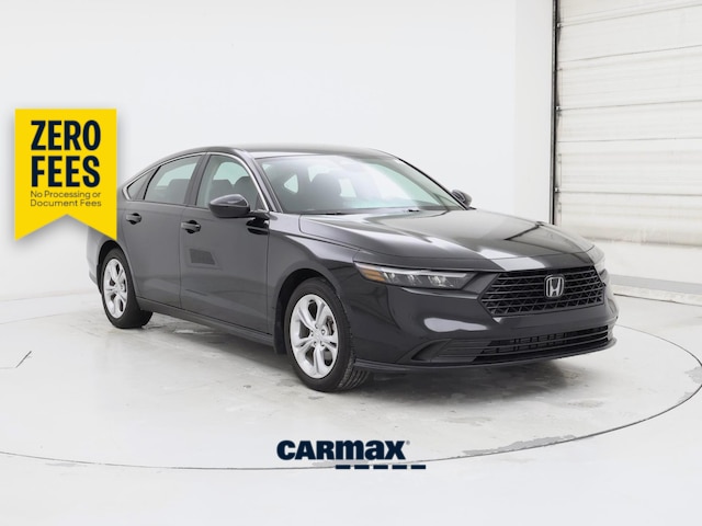 Black 2025 Honda Accord Sedan Front-Wheel Drive Automatic