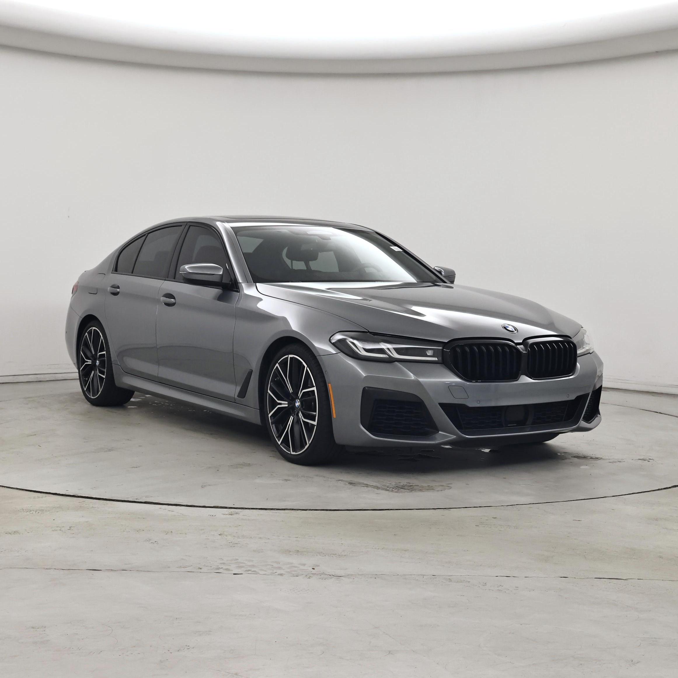 Gray 2023 BMW 5 Series Sedan Rear-Wheel Drive Automatic