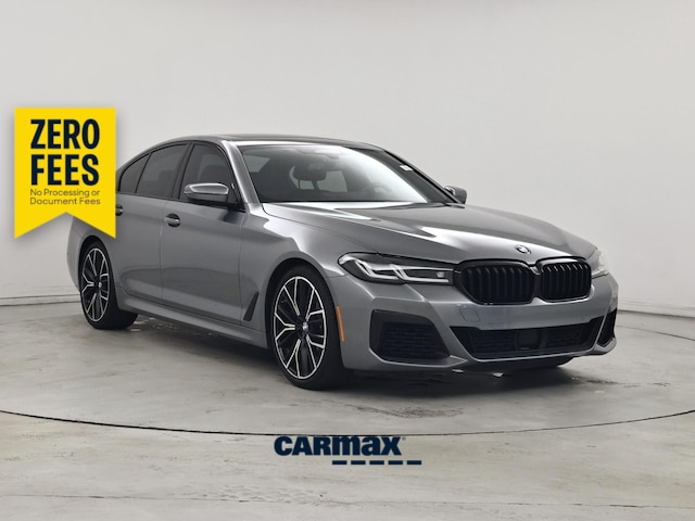 Gray 2023 BMW 5 Series Sedan Rear-Wheel Drive Automatic