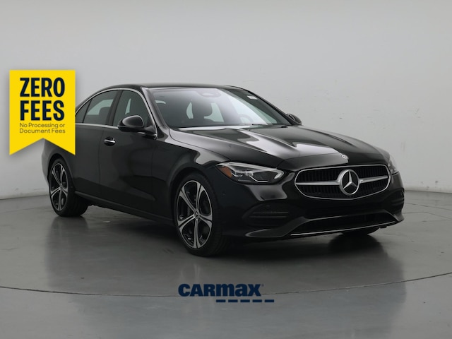 Black 2025 Mercedes-Benz C-Class Sedan Rear-Wheel Drive Automatic
