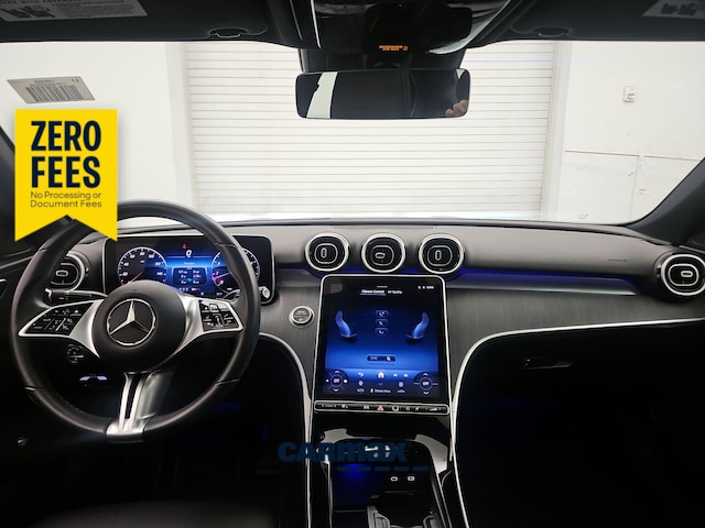 Black 2025 Mercedes-Benz C-Class Sedan Rear-Wheel Drive Automatic
