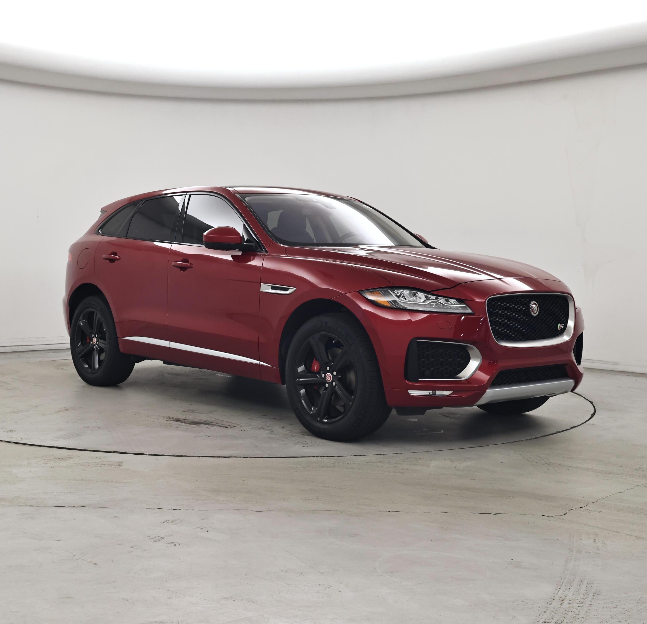 Red 2017 Jaguar F-PACE SUV / Crossover All-Wheel Drive Automatic