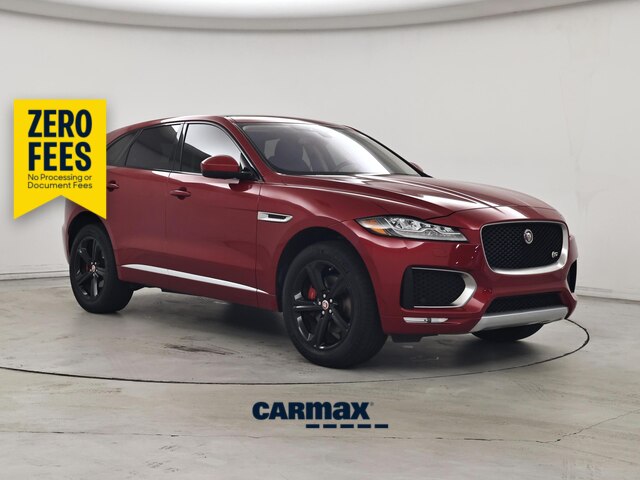 Red 2017 Jaguar F-PACE SUV / Crossover All-Wheel Drive Automatic