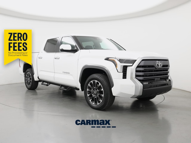 White 2025 Toyota Tundra Pickup Truck Four-Wheel Drive Automatic