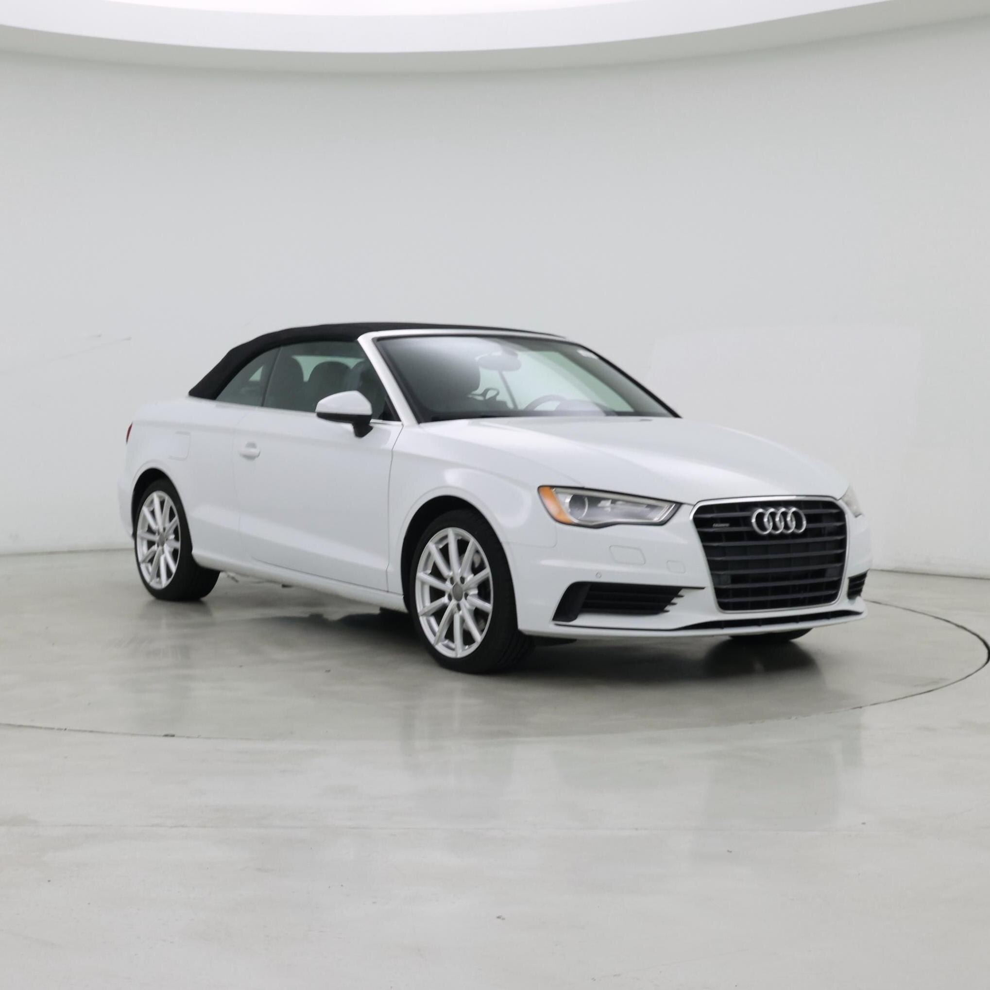 White 2015 Audi A3 Convertible All-Wheel Drive Automatic