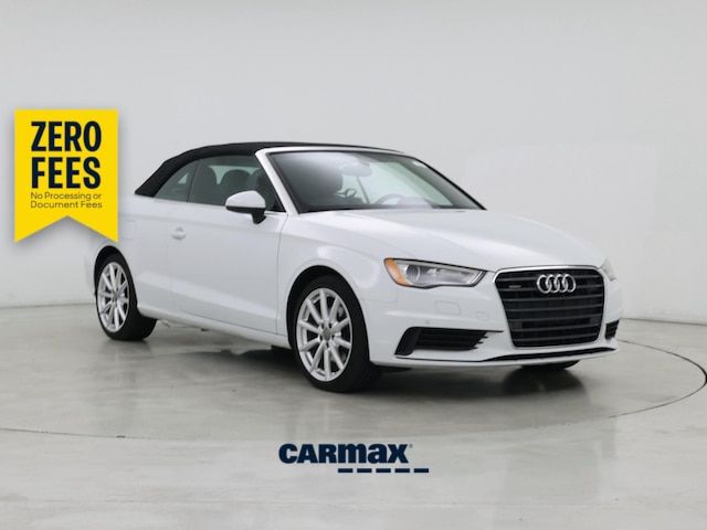 White 2015 Audi A3 Convertible All-Wheel Drive Automatic