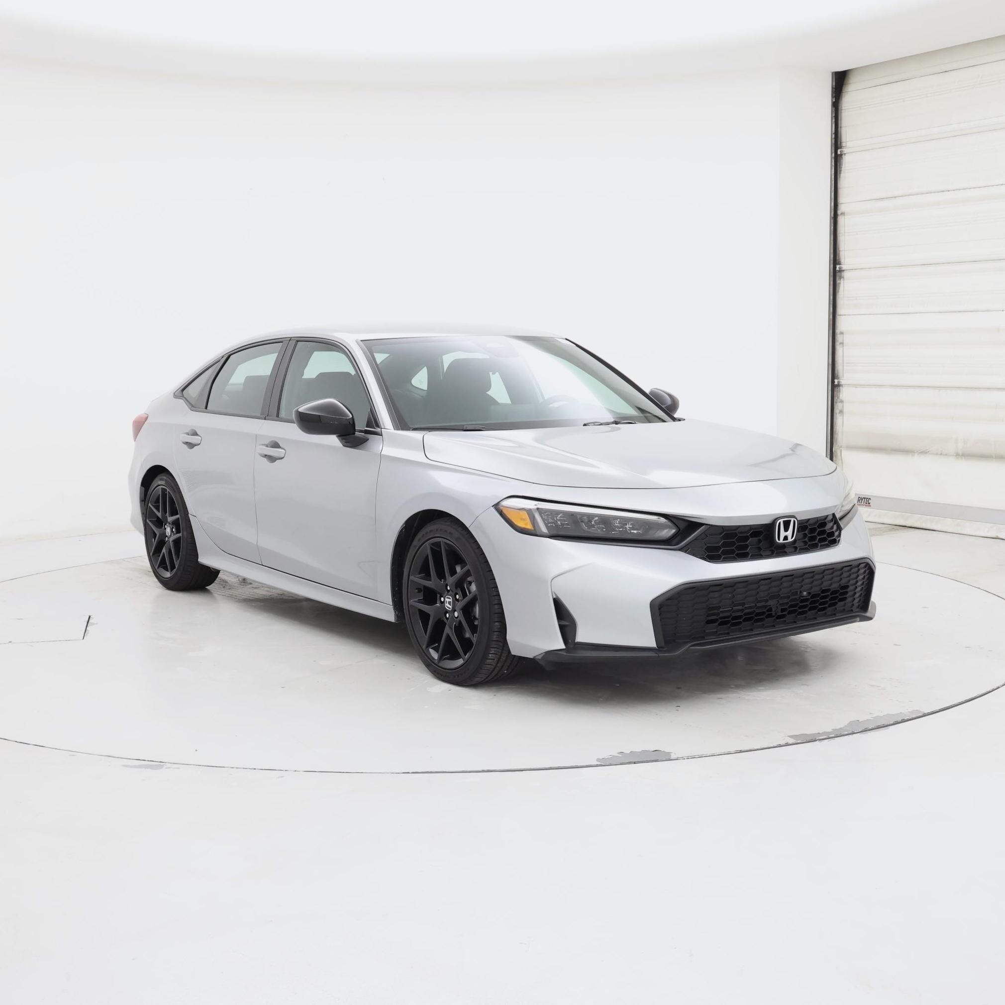 Silver 2026 Honda Civic Sedan Front-Wheel Drive Automatic