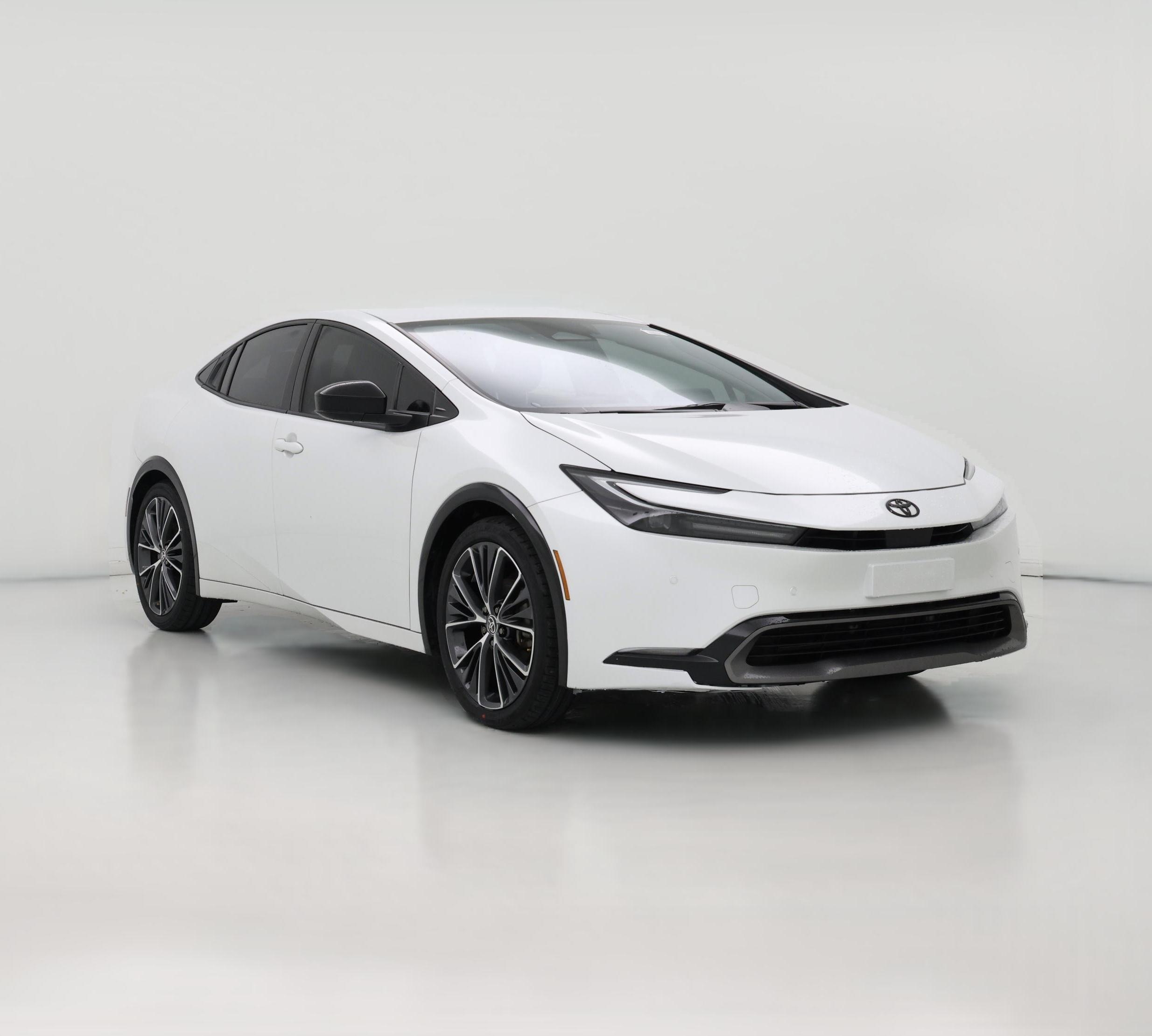 Used White Hybrid Toyota Prius near me for sale