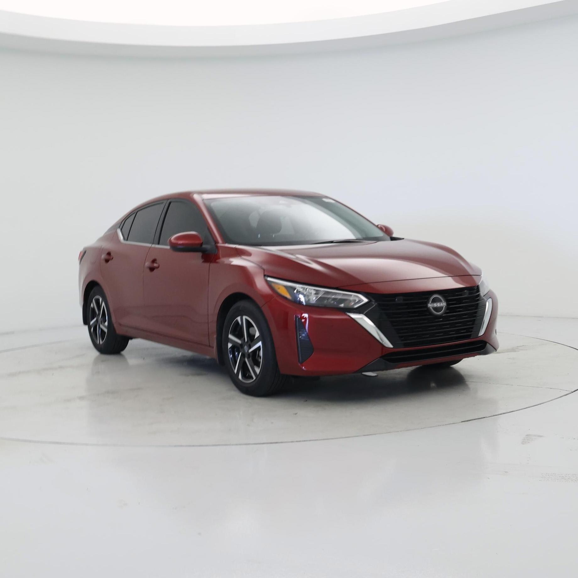 Red 2025 Nissan Sentra Sedan Front-Wheel Drive Automatic