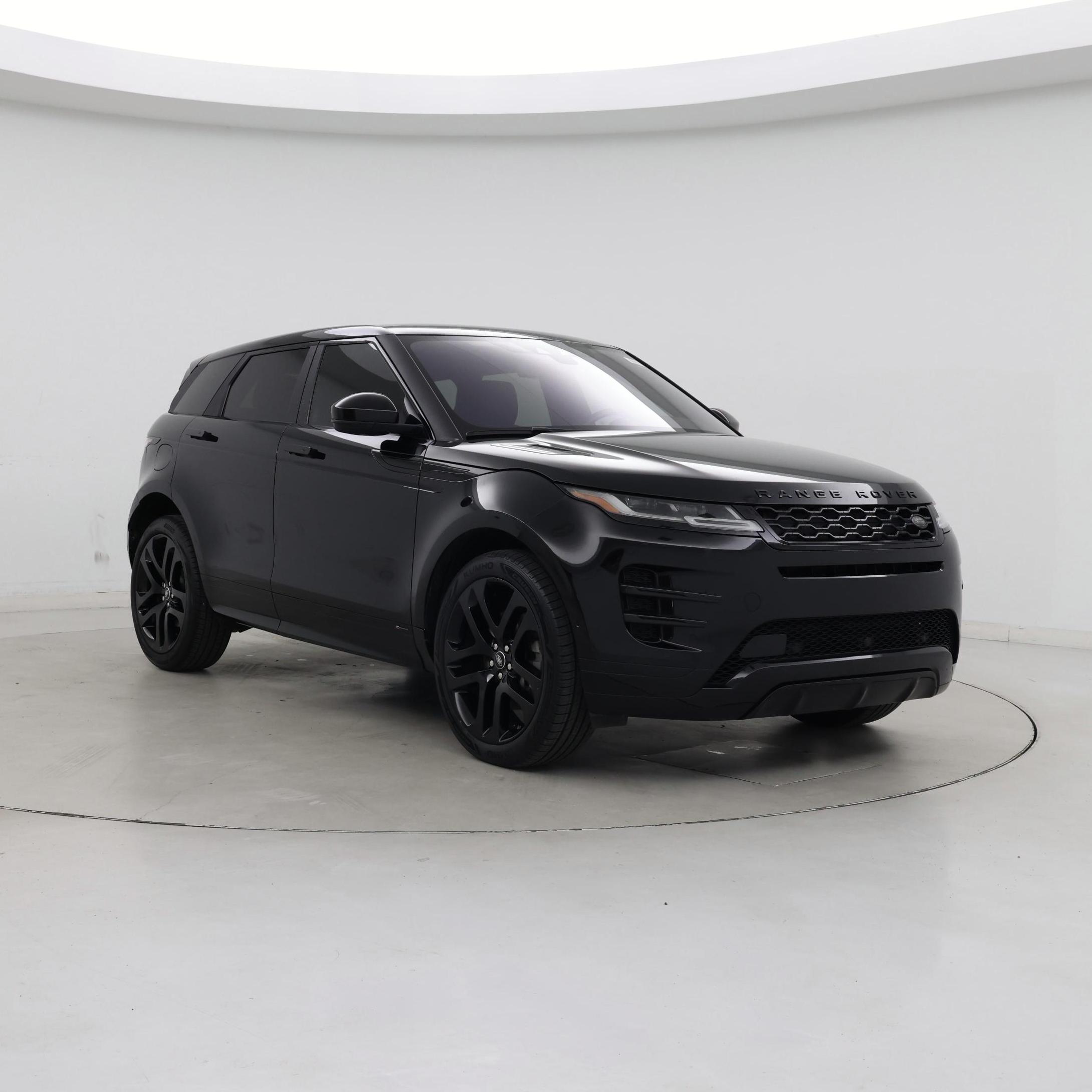 Black 2020 Land Rover Range Rover Evoque SUV / Crossover All-Wheel Drive Automatic