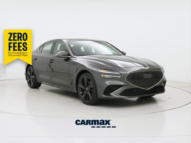 Gray 2023 Genesis G70 Sedan Rear-Wheel Drive Automatic