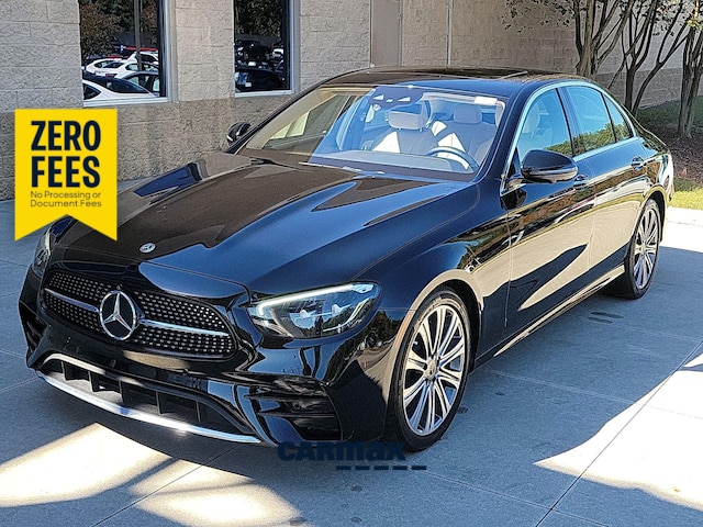 Black 2022 Mercedes-Benz E-Class Sedan Rear-Wheel Drive Automatic