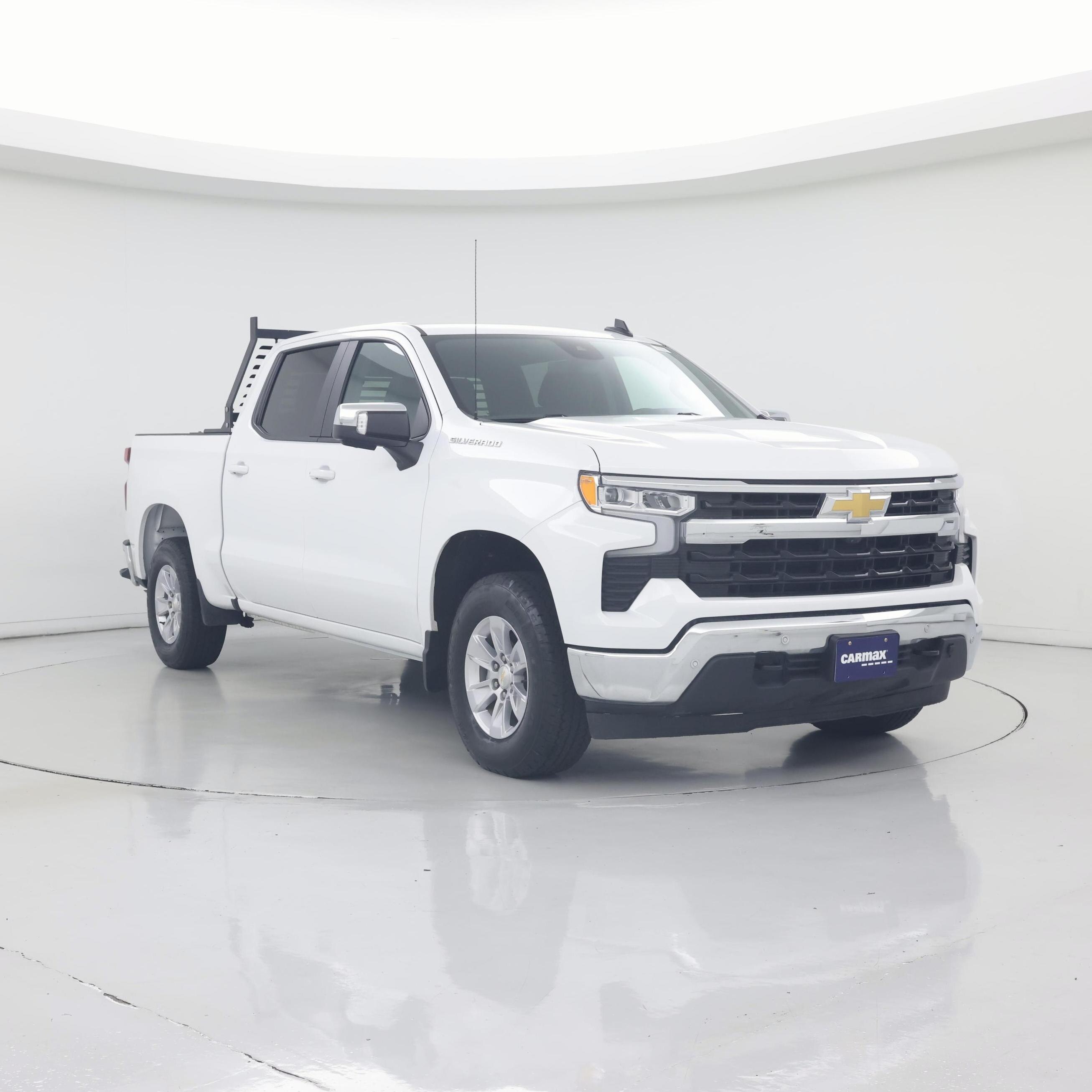 White 2025 Chevrolet Silverado 1500 Pickup Truck Four-Wheel Drive Automatic