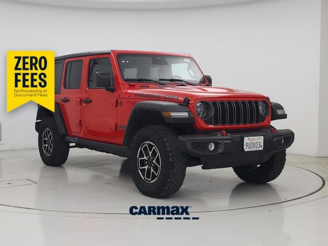 Red 2025 Jeep Wrangler SUV / Crossover Four-Wheel Drive Automatic